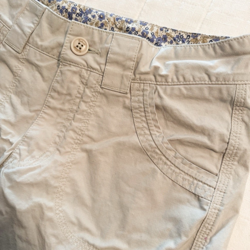 Carhartt Women's Shorts Size 4 Khaki Bermuda 2012 Cargo Carpenter - Picture 3 of 10